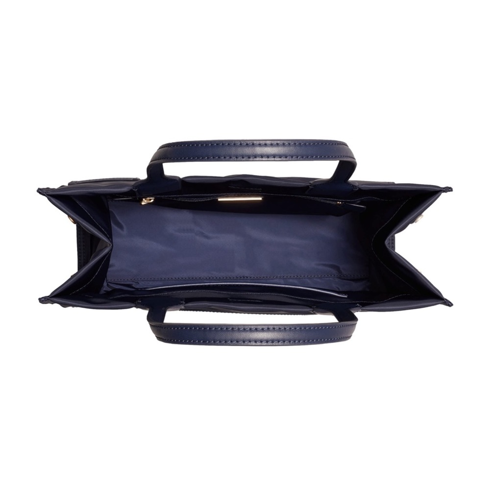Tory Burch Ella Mini Tote in Tory Navy NWT - Picture 6 of 8
